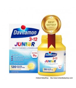 Davitamon Junior 3-12 Chewable Vitamins Banana 120 pc